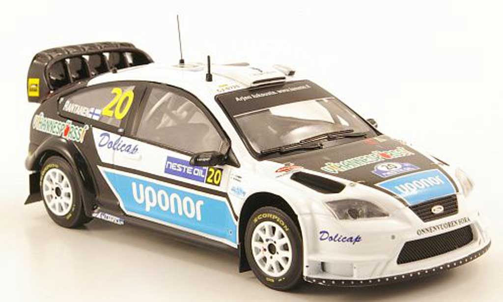 Ford Focus RS WRC 1/43 IXO RS WRC No.20 Uponor Rally Finnland 2008 modellino in miniatura