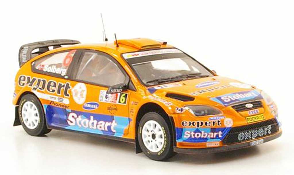 Ford Focus RS WRC 1/43 IXO RS WRC 08 No.6 Stobart Rally Norwegen 2009 modellino in miniatura