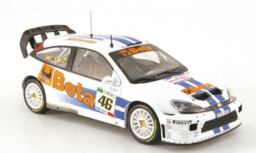 Ford Focus RS WRC 1/43 IXO RS WRC 07 No.46 Beta Rally Monza 2007 modellino in miniatura