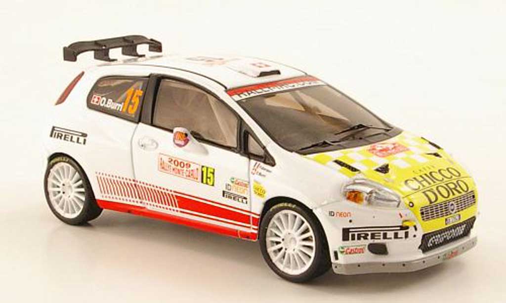 Fiat Grande Punto S2000 1/43 IXO S2000 No.15 Chicco D'Oro Rally Monte Carlo 2009 modellino in miniatura