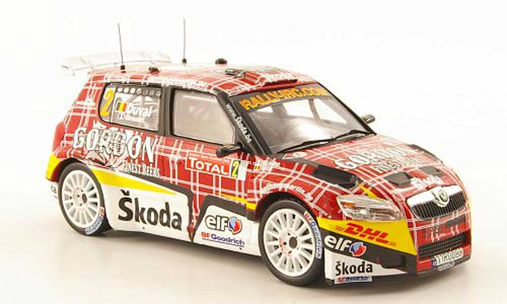 Skoda Fabia S2000 1/43 IXO S2000 No.2 Gordon IRC Rally Ypern 2009 modellino in miniatura