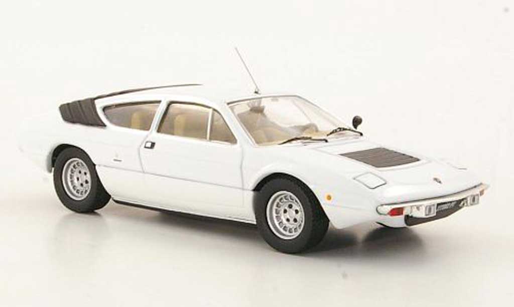 Lamborghini Urraco 1/43 IXO P300 bianco 1975 modellino in miniatura