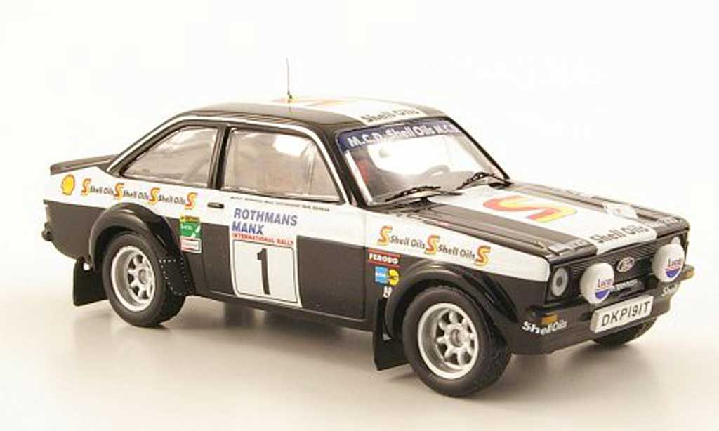 Ford Escort MK2 1/43 IXO MK2 No.1 S Oils Manx Rally 1982 modellino in miniatura