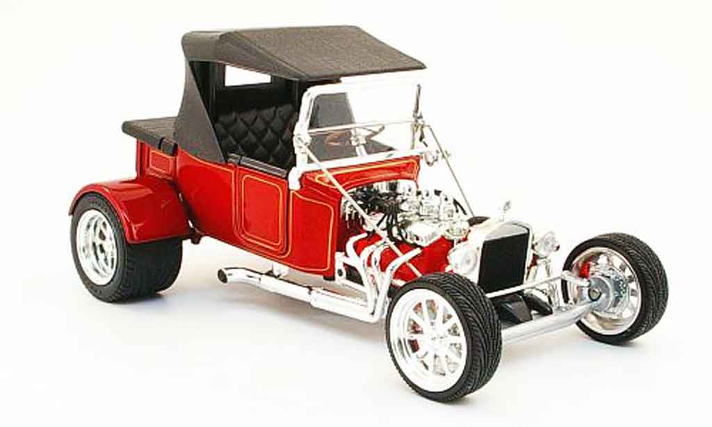 Ford Hot Rod 1/18 Yat Ming t-bucket rosso geschlossen 1923 modellino in miniatura