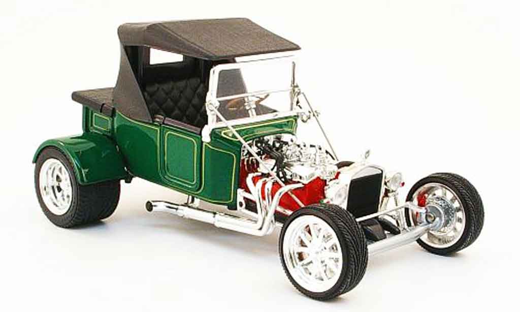 Ford Hot Rod 1/18 Yat Ming t-bucket grun geschlossen 1923 modellino in miniatura