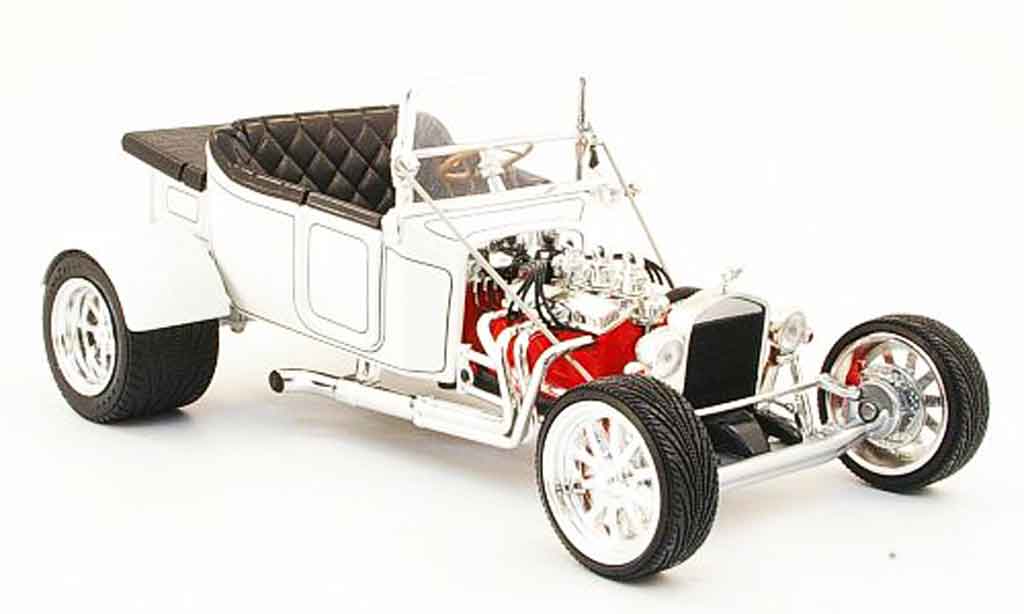 Ford Hot Rod 1/18 Yat Ming t-bucket bianco offen 1923 modellino in miniatura