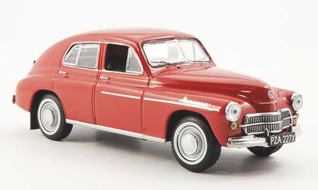 Warszawa 201 1/43 IST Models rosso 1960 modellino in miniatura