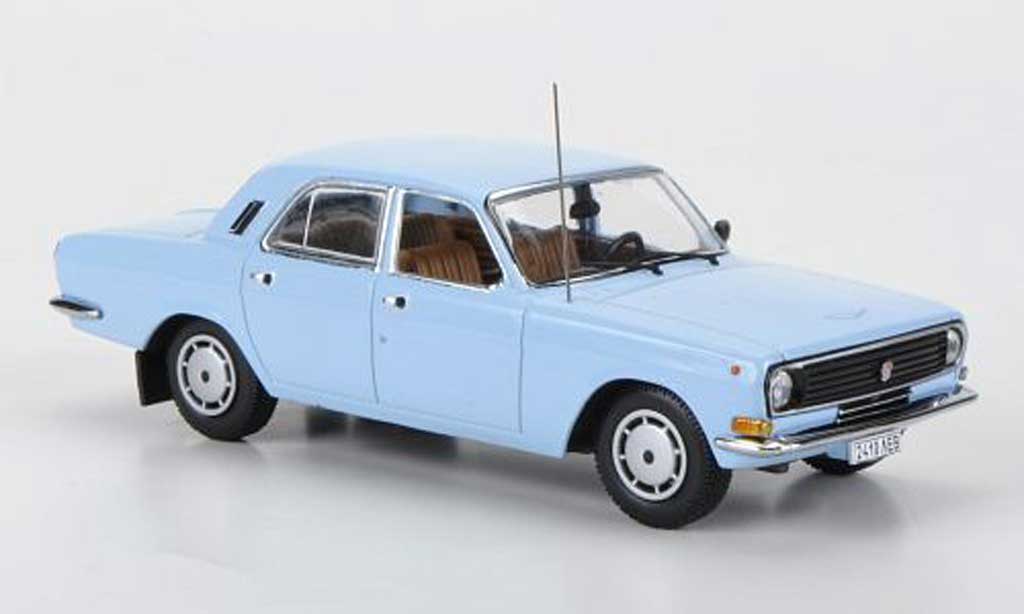 Gaz M24 1/43 IST Models 10 blu 1985 modellino in miniatura