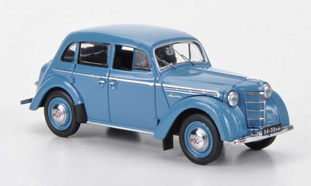 Moskwitsch 400 1/43 IST Models blu 1954 modellino in miniatura