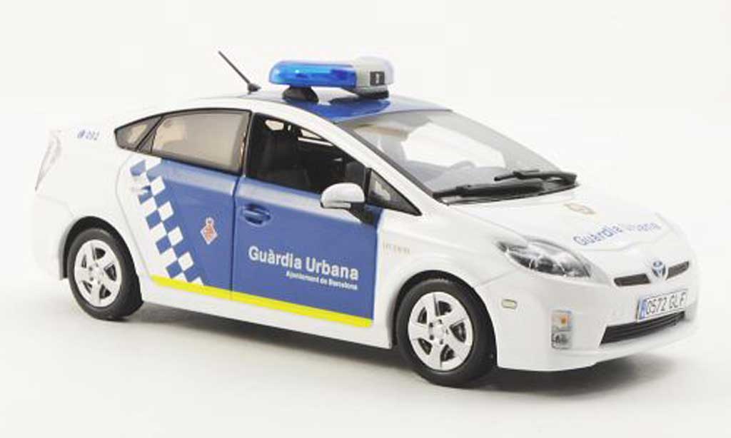 Toyota Prius 1/43 J Collection Spanische Polizei (Guardia Urbana) 2009 modellino in miniatura