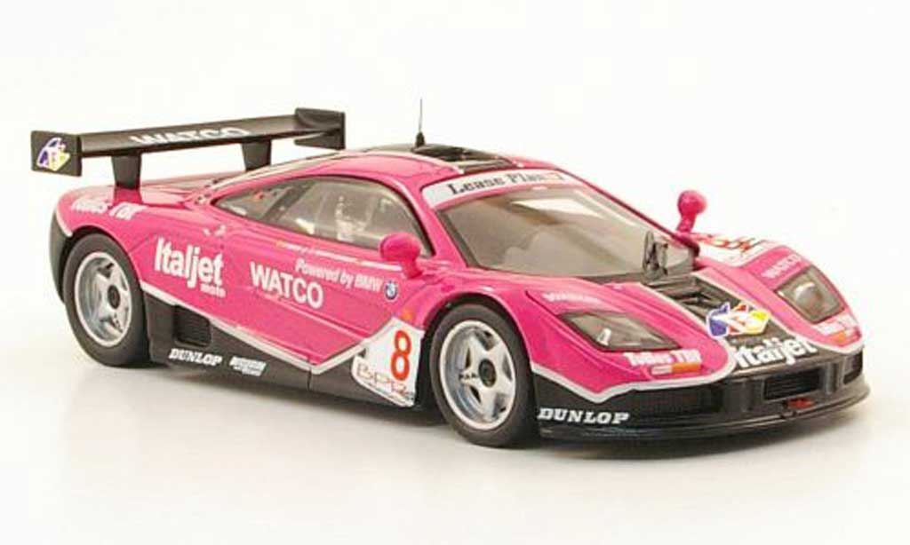 McLaren F1 1/43 IXO GTR No.8 Italjet BPR Silverstone 1996 modellino in miniatura