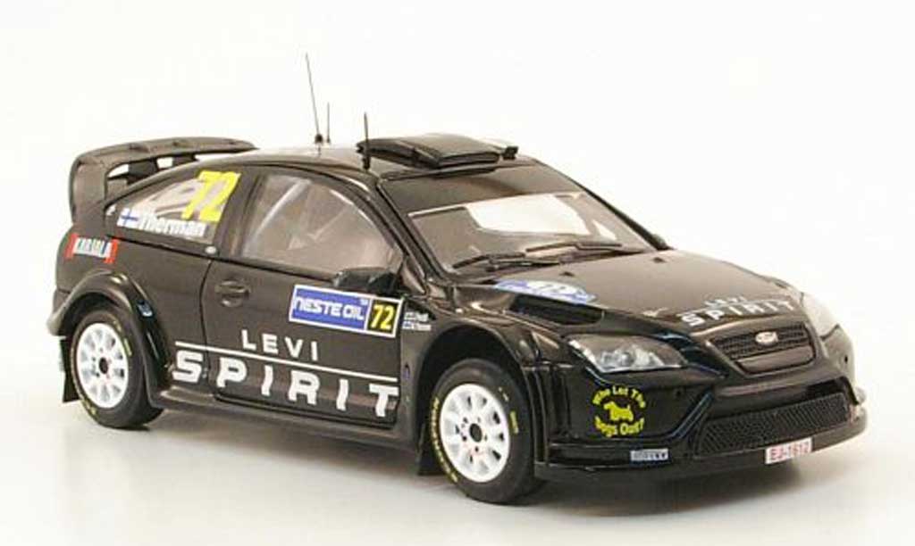 Ford Focus RS WRC 1/43 IXO RS WRC 08 No.72 Levi Spirit Rally Finnland 2009 M.Therman / J.Perala modellino in miniatura