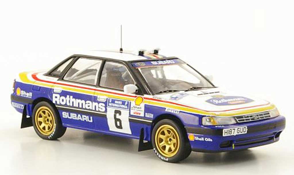 Subaru Legacy RS 1991 1/43 IXO RS 1991 No.6 rossohmans McRae/Ringer Manx Rally 1991 modellino in miniatura