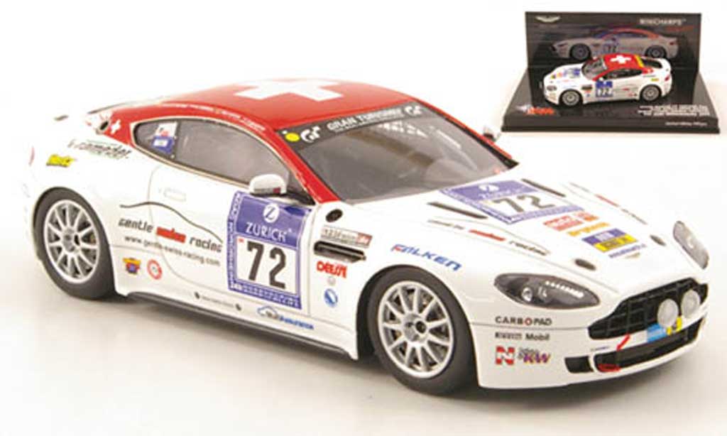 Aston Martin V8 1/43 Minichamps No.72 24h Nurburgring 2009 modellino in miniatura