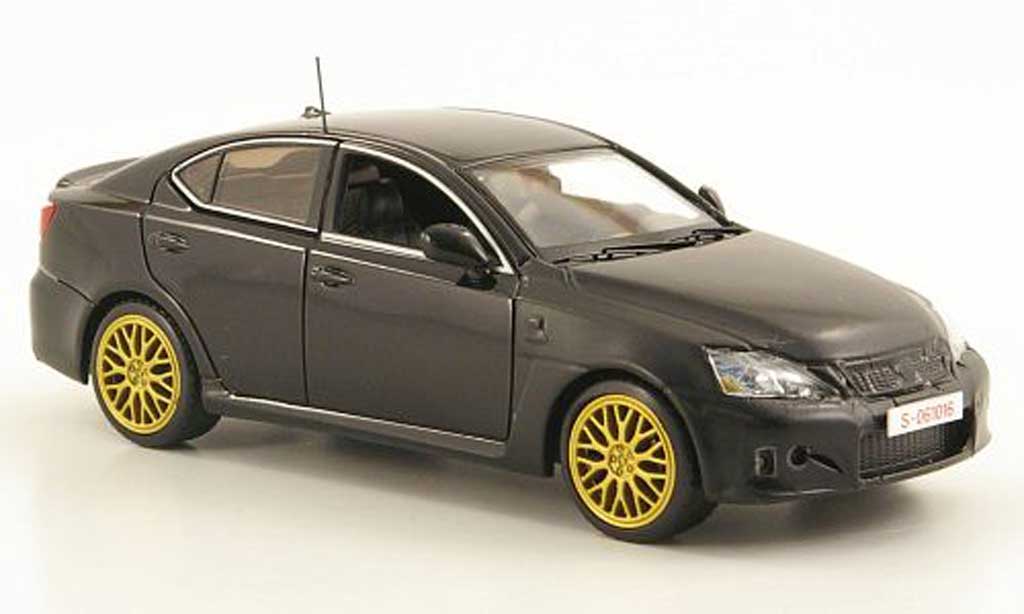 Lexus IS 1/43 Kyosho F nero/mattnero LHD Testfahrzeug Nurburgring modellino in miniatura