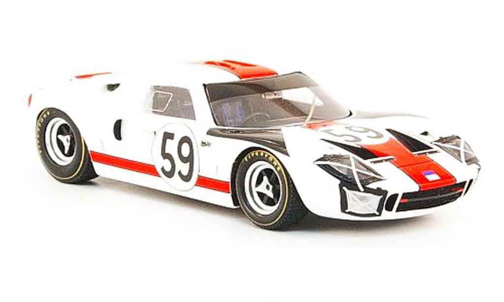 Ford GT40 1/43 Bizarre GT 40 No.59 24h Le Mans 1966 modellino in miniatura