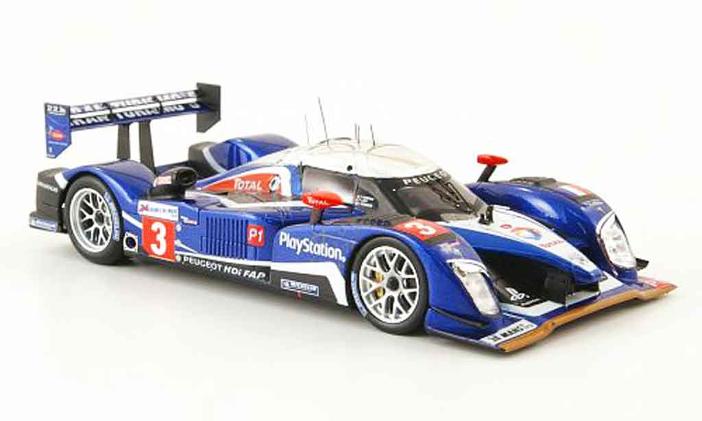 Peugeot 908 2010 1/43 Spark 2010 hdi fap no.3 total 24h le mans 2010 modellino in miniatura