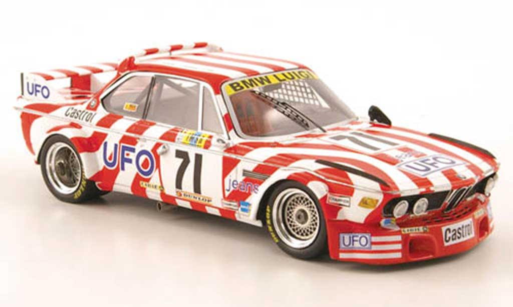 Bmw 3.0 CSL 1/43 Spark CSL No.71 UFO 24h Le Mans 1977 modellino in miniatura