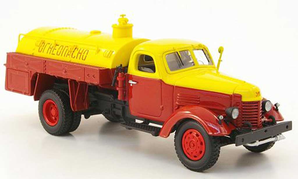 Zis 150 1/43 DIP Models Tankwagen rosso/giallo modellino in miniatura