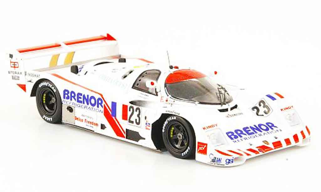 Porsche 962 1983 1/43 Spark 1983 No.23 Brenor 24h Le Mans modellino in miniatura