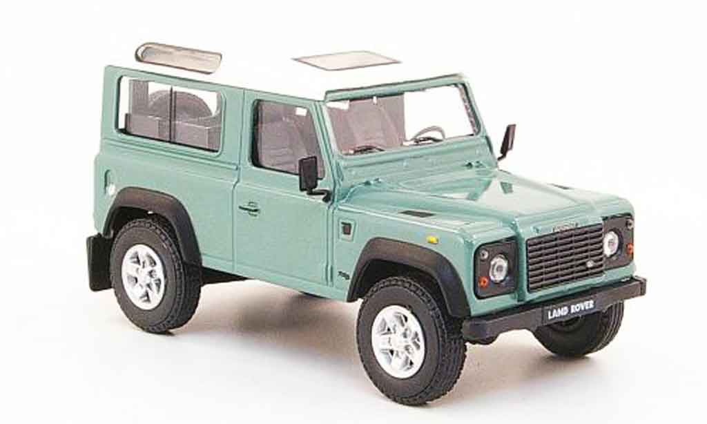 Land Rover Defender 1/43 Cararama grun bianco modellino in miniatura