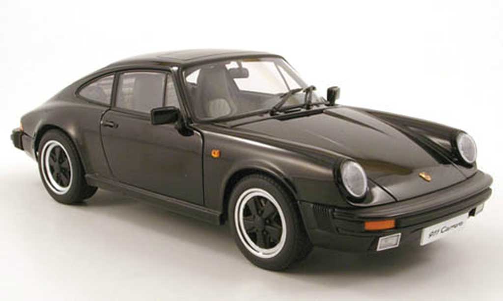 Porsche 930 3,2 1/18 Autoart 32 carrera noir 1988 modellino in miniatura