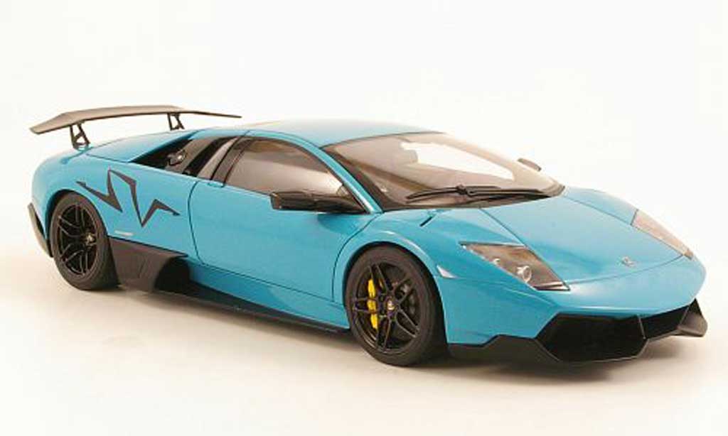 Lamborghini Murcielago LP670 1/18 Autoart LP670 4 SV turkis 2009 modellino in miniatura