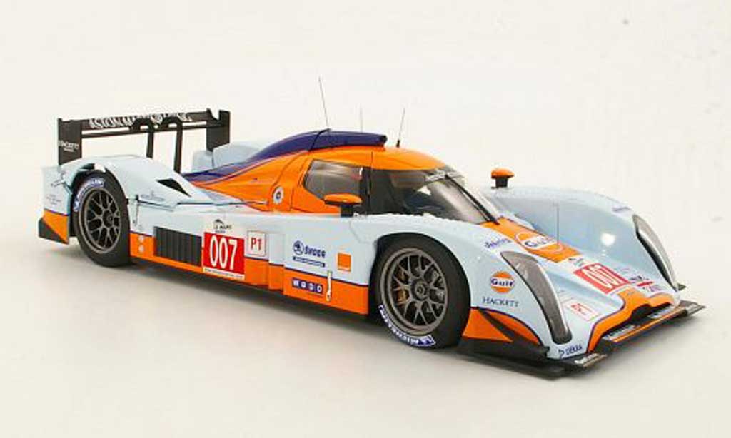 Aston Martin LMP1 1/18 Autoart Lola No.007 Gulf 24h Le Mans 2009 modellino in miniatura