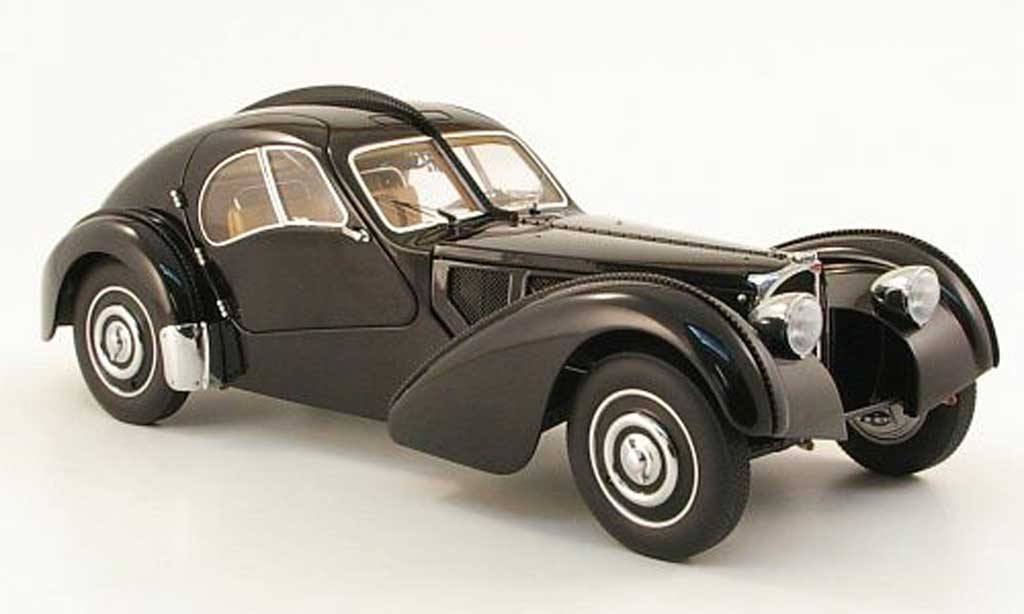 Bugatti 57 SC 1/18 Autoart SC atlantic nero 1938 modellino in miniatura