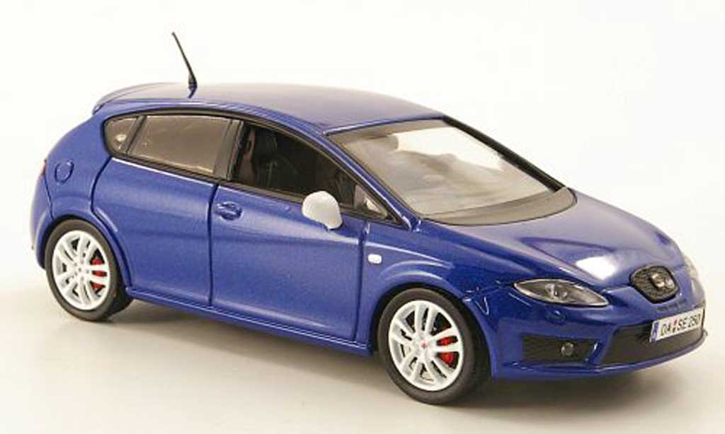 Seat Leon Cupra 1/43 Hachette Cupra R blu modellino in miniatura