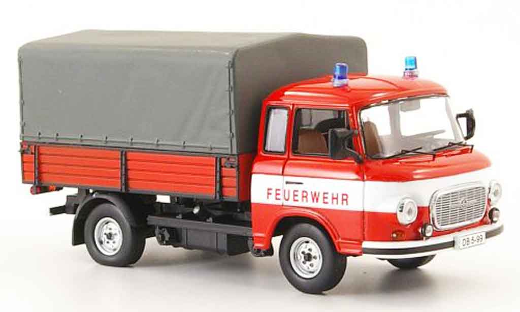Barkas B 1000 1/43 IST Models Pritsche pompier PP LKW modellino in miniatura