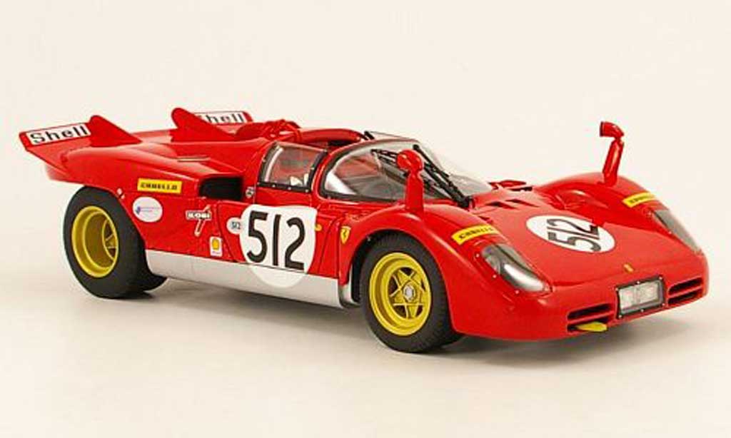 Ferrari 512 S 1/18 Hot Wheels S no. besitzer nick mason (pink floyd) modellino in miniatura