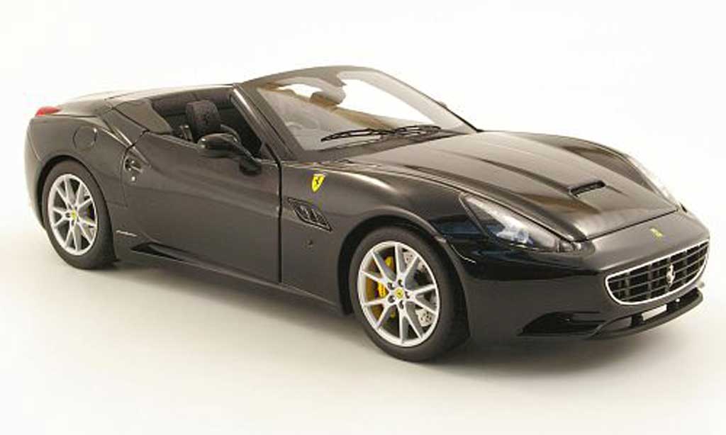 Ferrari California 2008 1/18 Hot Wheels 2008 nero george michael modellino in miniatura