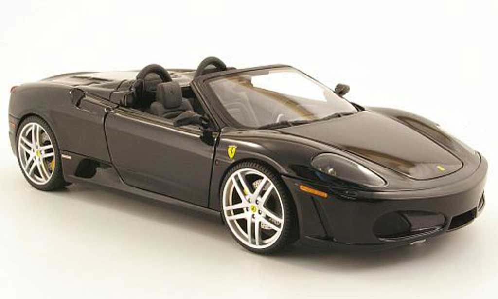 Ferrari F430 spider 1/18 Hot Wheels spider nero seal modellino in miniatura