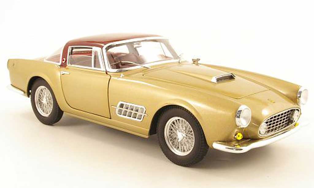 Ferrari 410 1/18 Hot Wheels Elite superamerica or/rosso 1956 modellino in miniatura