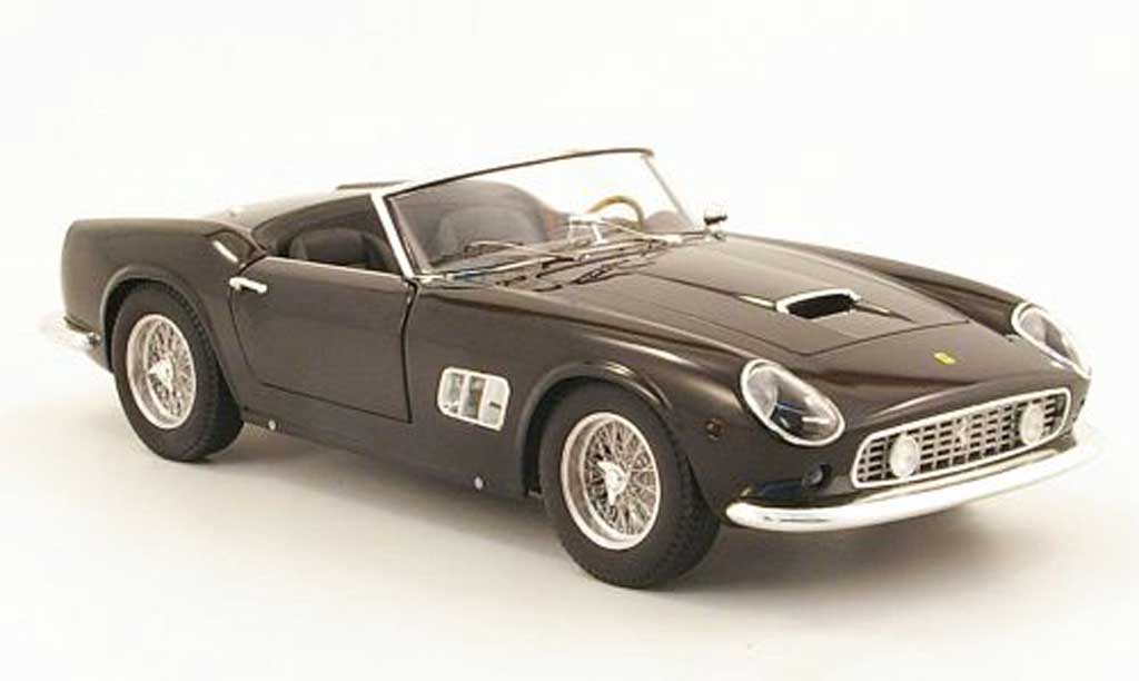 Ferrari 250 GT California 1/18 Hot Wheels Elite GT California spider swb nero modellino in miniatura