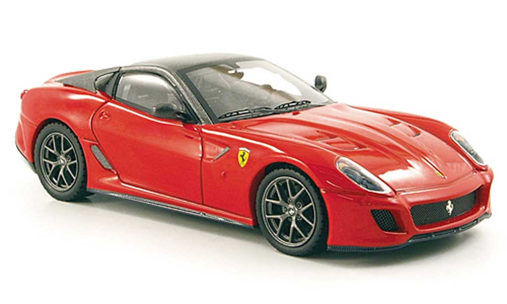 Ferrari 599 GTO 1/43 Hot Wheels Elite GTO rosso/grigio (Elite)
