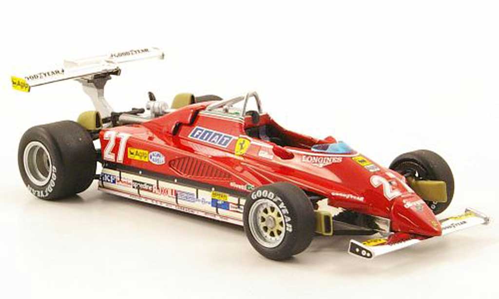Ferrari 126 1982 1/43 Hot Wheels Elite 1982 C2 No.27 GP USA-West (Elite) modellino in miniatura