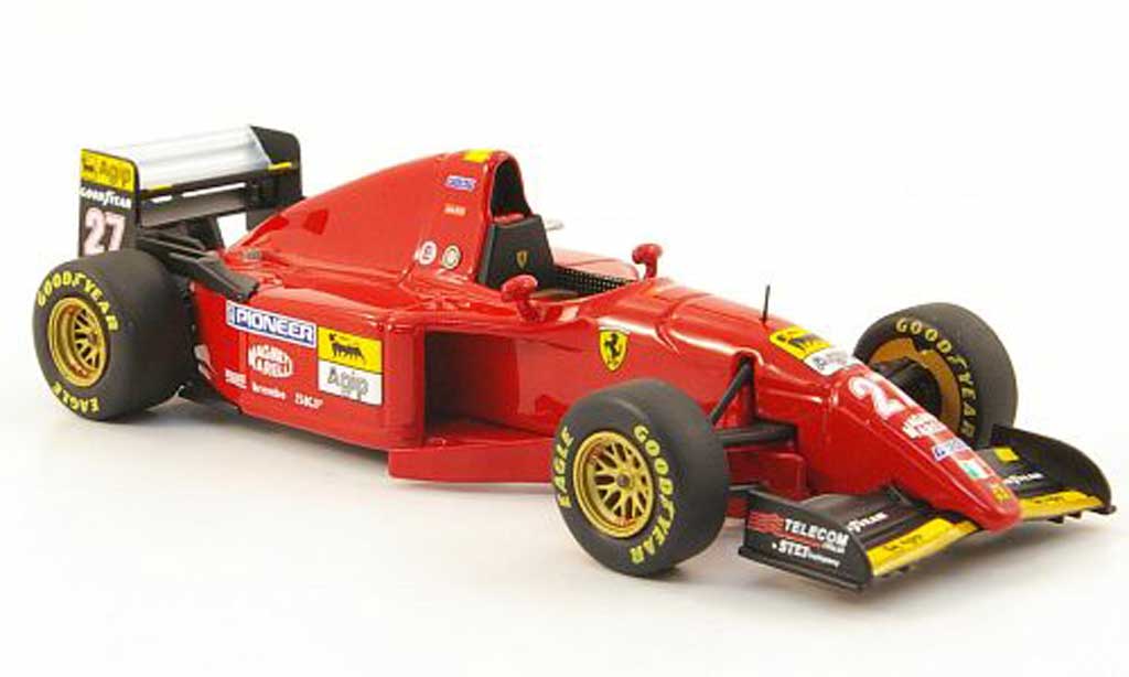 Ferrari 412 1/43 Hot Wheels Elite T2 No.27 J.Alesi GP Europa (Elite) 1995 modellino in miniatura