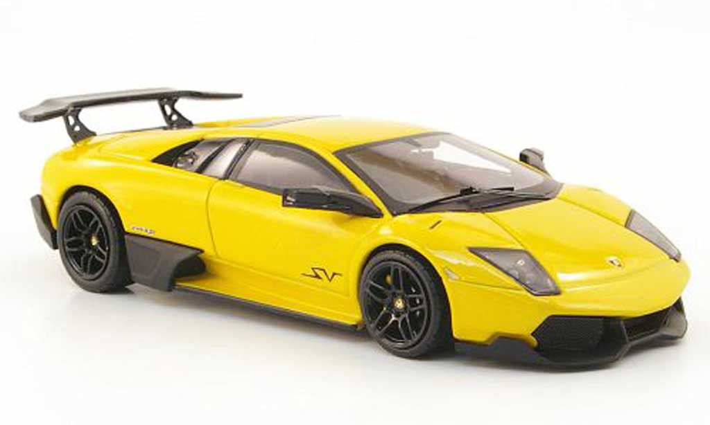 Lamborghini Murcielago LP670 1/43 Hot Wheels Elite LP670 SV giallo (Elite) modellino in miniatura