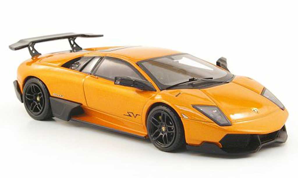 Lamborghini Murcielago LP670 1/43 Hot Wheels Elite LP670 SV orange (Elite) modellino in miniatura