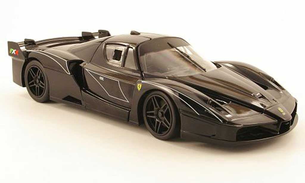 Ferrari Enzo FXX 1/18 Hot Wheels FXX evoluzione frank mueller nero modellino in miniatura