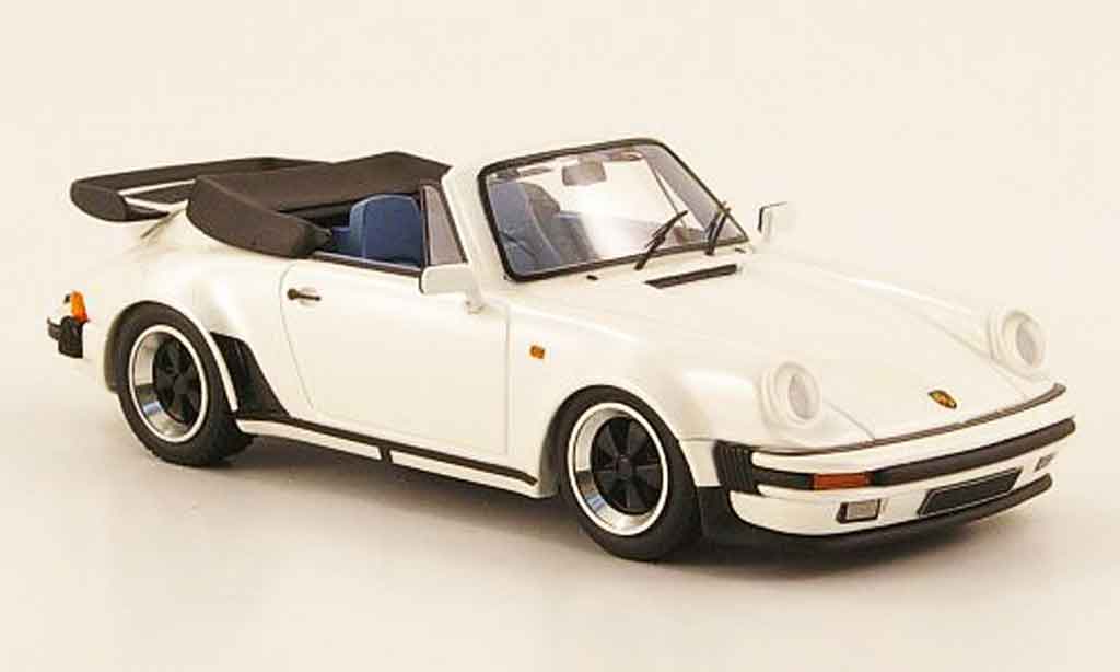 Porsche 911 Turbo 1/43 Look Smart Turbo Carrera Cabriolet (Turbo Look) bianco modellino in miniatura
