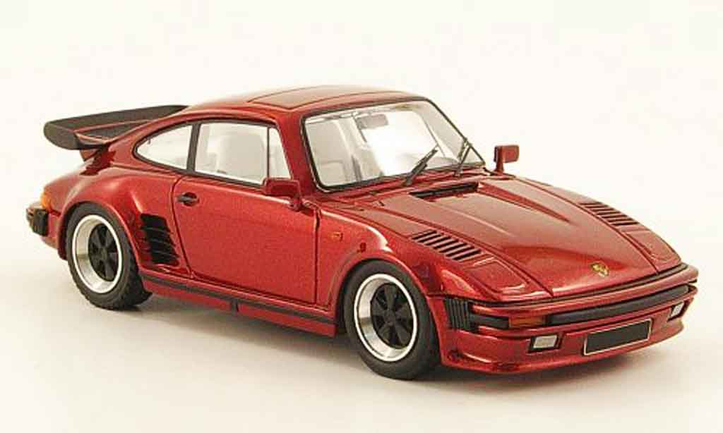Porsche 911 Turbo 1/43 Look Smart Turbo Turbo Flatnose rosso modellino in miniatura