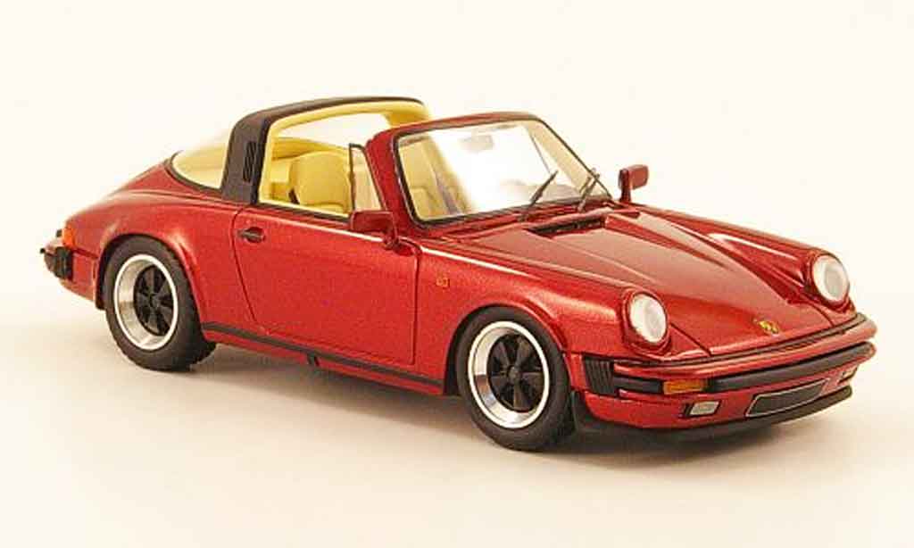 Porsche 911 Targa 1/43 Look Smart Targa Carrera 3.2 Targa rosso modellino in miniatura