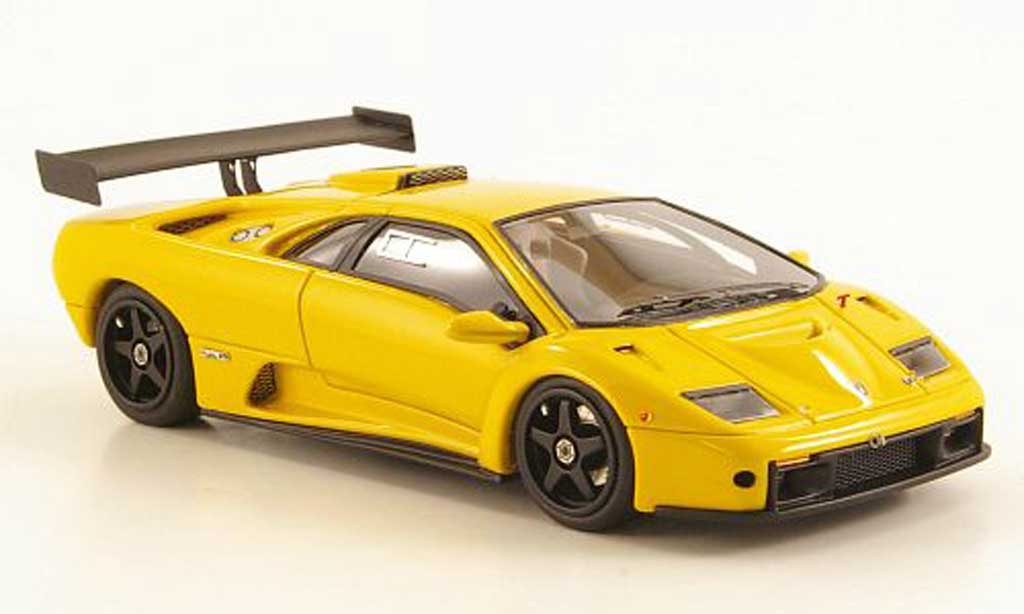 Lamborghini Diablo GTR 1/43 Look Smart GTR giallo 1999 modellino in miniatura