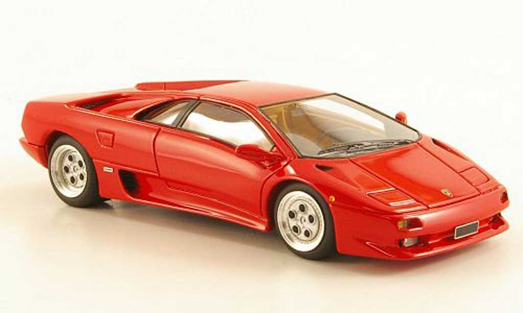 Lamborghini Diablo VT 1/43 Look Smart VT rosso 1993 modellino in miniatura