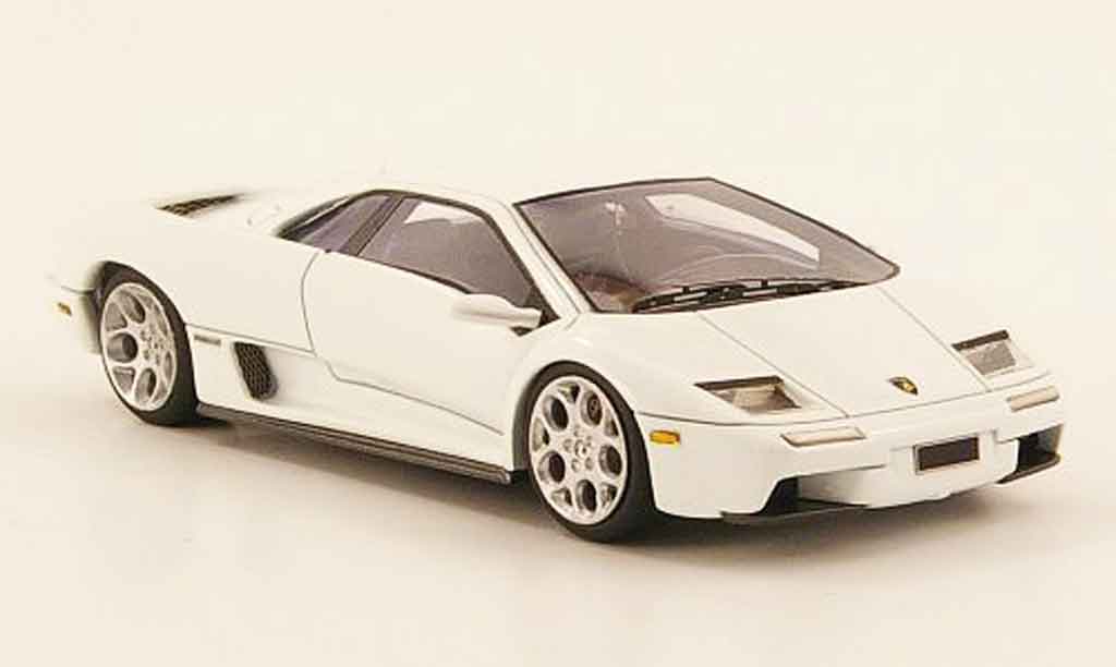 Lamborghini Diablo 6.0 1/43 Look Smart 6.0 bianco 2001 modellino in miniatura