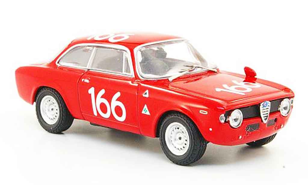 Alfa Romeo Giulia 1600 GTA 1/43 M4 1600 GTA no.166 targa florio 1965 modellino in miniatura