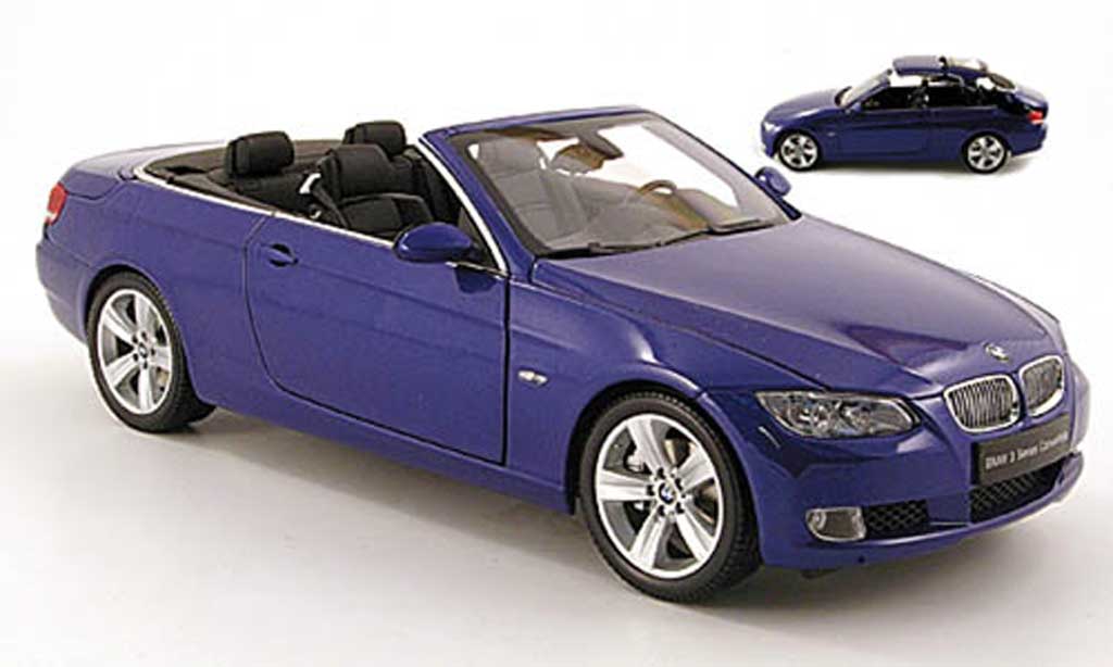 Bmw 335 1/18 Kyosho i cabriolet (e93) blu modellino in miniatura
